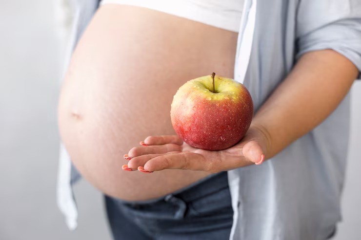 apel untuk sarapan sehat, buah apel untuk ibu menyusui, apel rendah kalori, makanan penurun gula darah alami, snack sehat pagi hari, apel untuk MPASI bayi